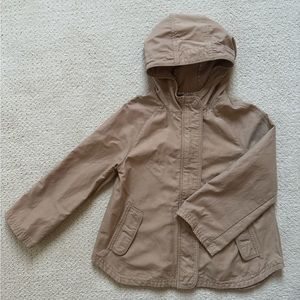 Mango kids girl hooded trench coat size 9-10 years